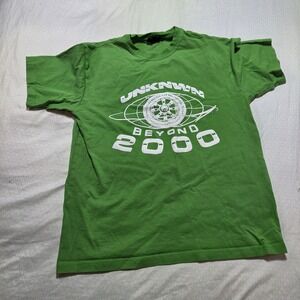 UNKNWN Beyond 2000 Graphic T Shirt Green Mens Medium Streetwear LeBron Brand